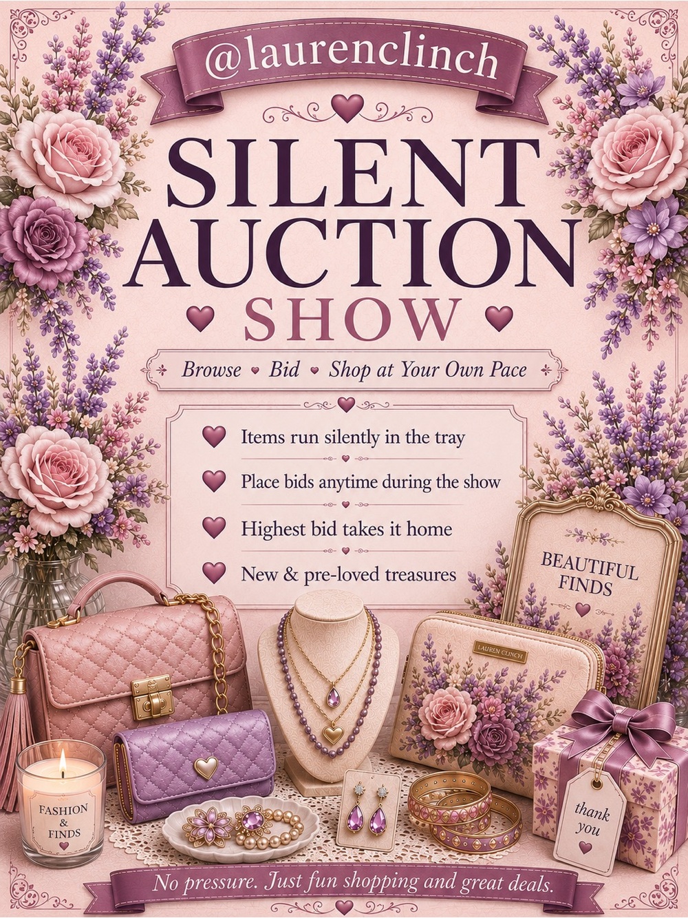 Silent Auction Show Flyer